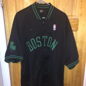 Vintage Nike Boston Celtics Warm Up Jacket Sz XL